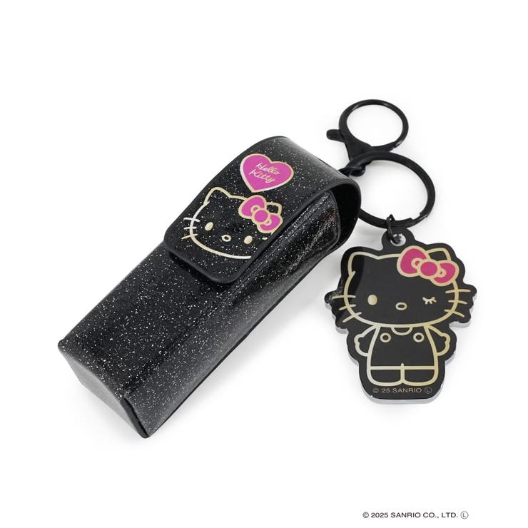 ブラック | ハローキティ リップケースチャーム(ギャルシリーズ) | ELGAES