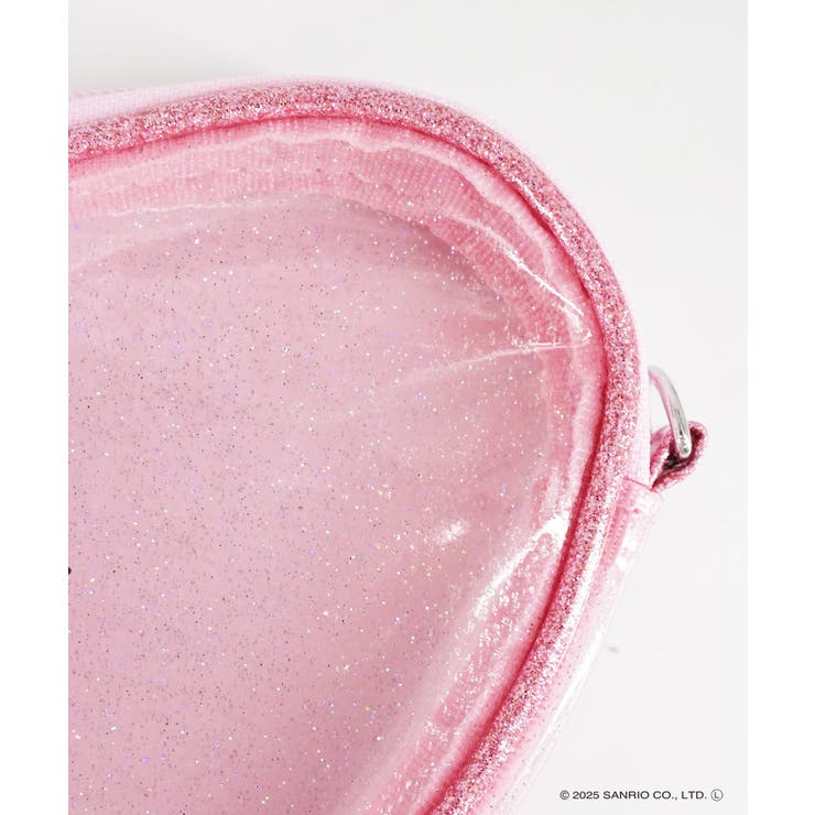 サンリオキャラクターズ ハート形ラメクリアポシェット | ELGAES | 詳細画像13 