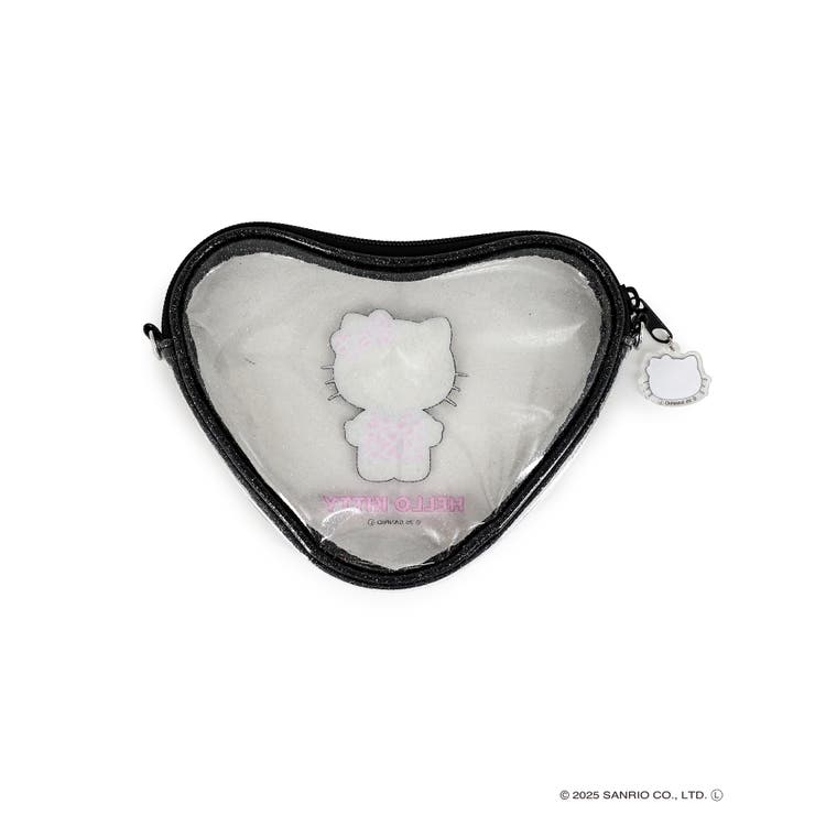 サンリオキャラクターズ ハート形ラメクリアポシェット | ELGAES | 詳細画像3 
