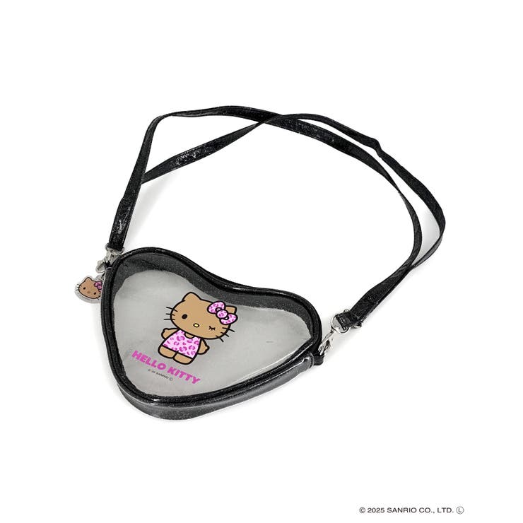 サンリオキャラクターズ ハート形ラメクリアポシェット | ELGAES | 詳細画像5 