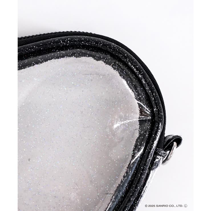 サンリオキャラクターズ ハート形ラメクリアポシェット | ELGAES | 詳細画像7 