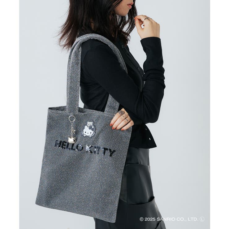 シルバー | サンリオキャラクターズ トートバッグ SAN-0121 | ELGAES