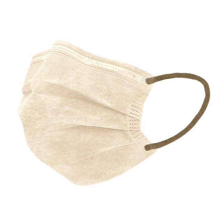 ミルクティー | プリーツマスク 50枚 バイカラー | Emmmo