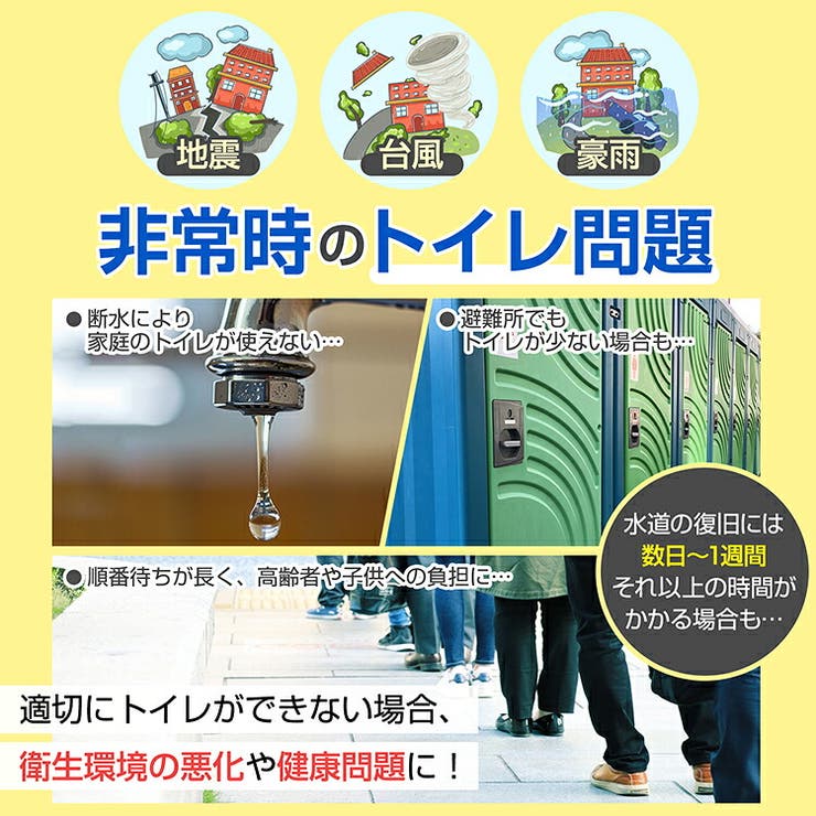 【20回分】非常用トイレセット 凝固剤 消臭 | Emmmo | 詳細画像2 