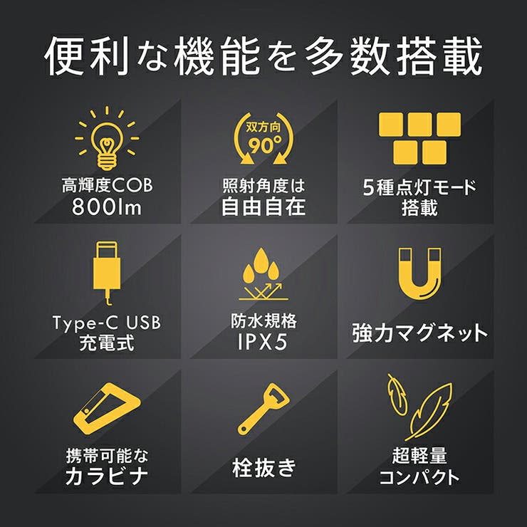 LED投光ライト 投光器 LED | Emmmo | 詳細画像3 