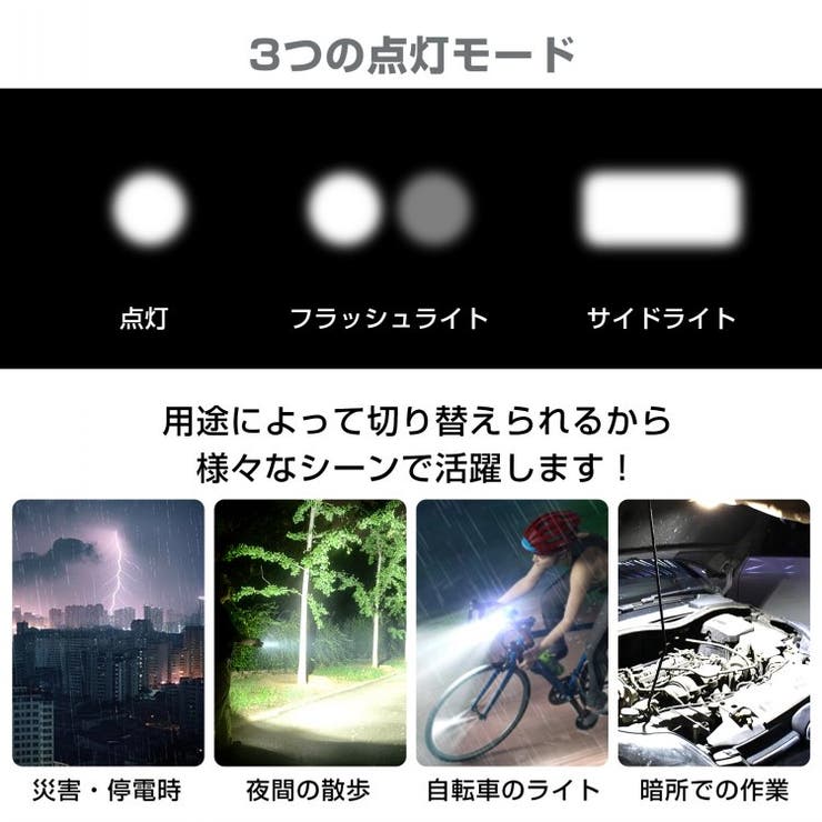 LED懐中電灯 LEDライト COBライト | Emmmo | 詳細画像6 