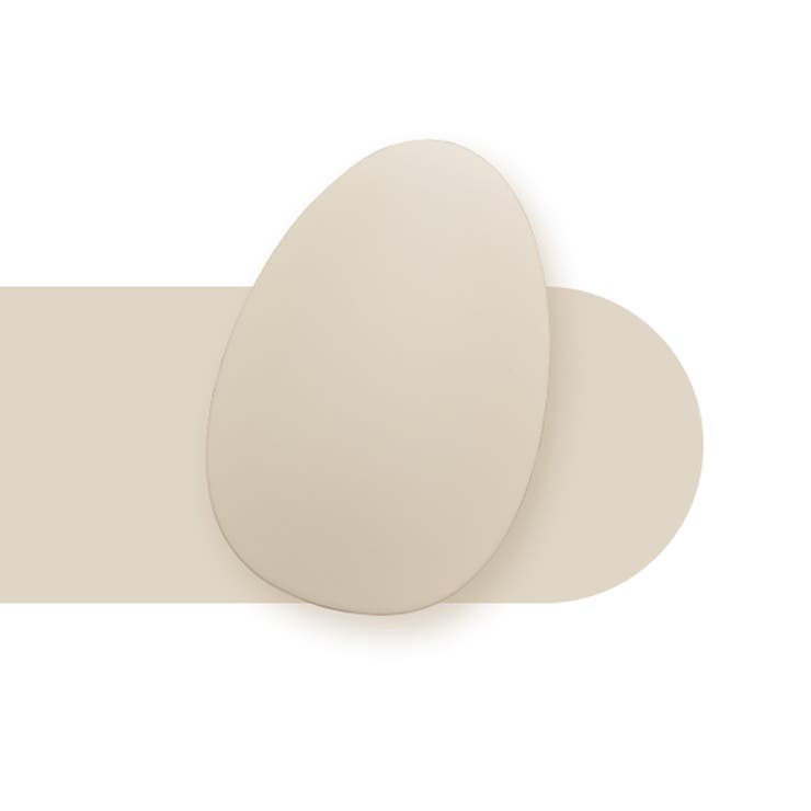 【フタ付】ライトブラウン | こするだけ！ガラス脱毛器 脱毛 除毛 | Emmmo