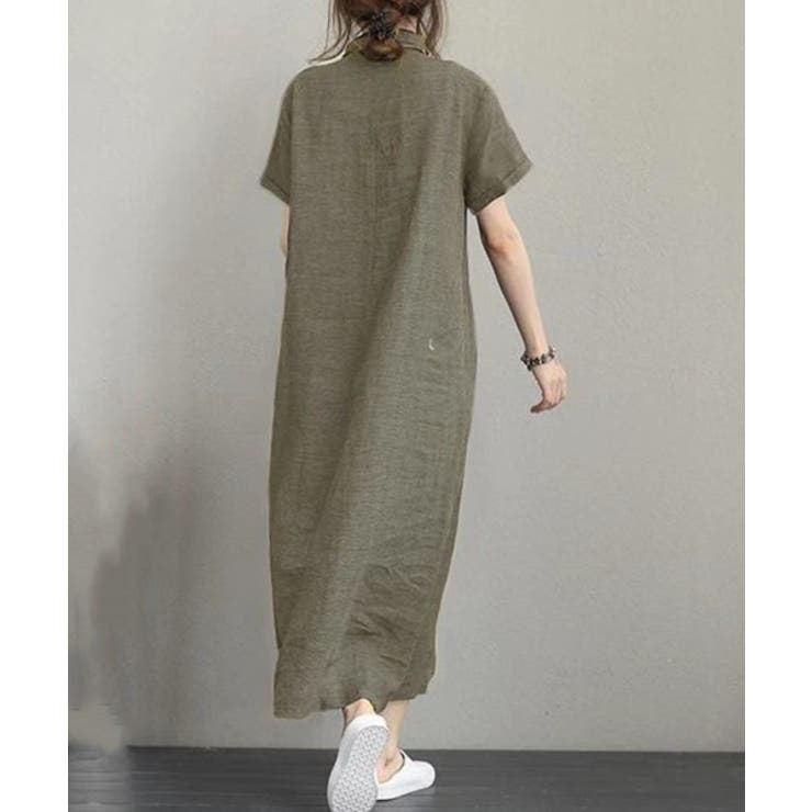 ロングシャツワンピース | ENAF | 詳細画像5 