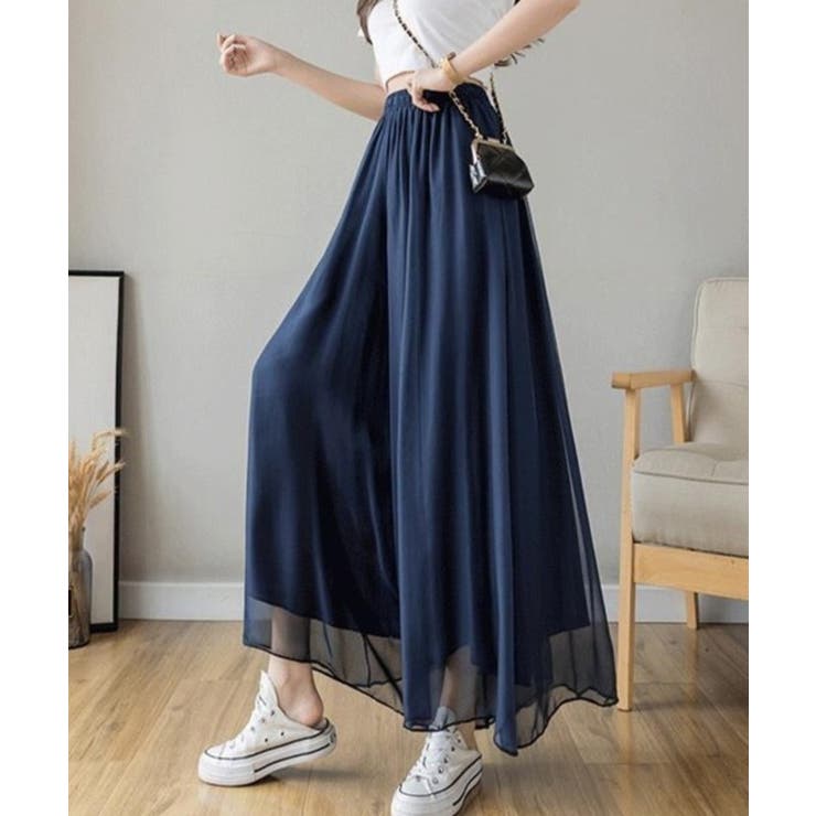 シフォンワイドパンツ | ENAF | 詳細画像14 