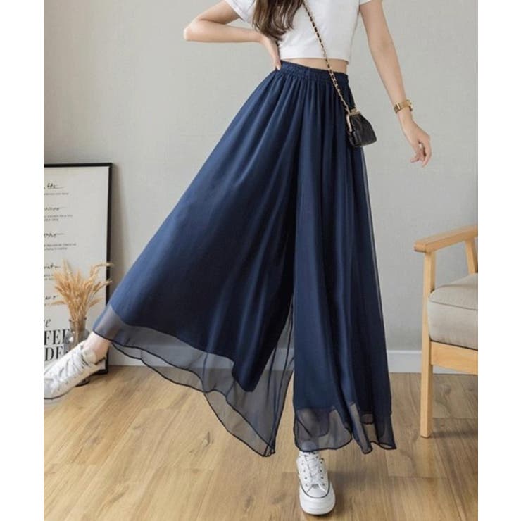 シフォンワイドパンツ | ENAF | 詳細画像17 