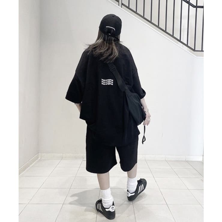 Logo Print Over Tee | ENAF | 詳細画像17 