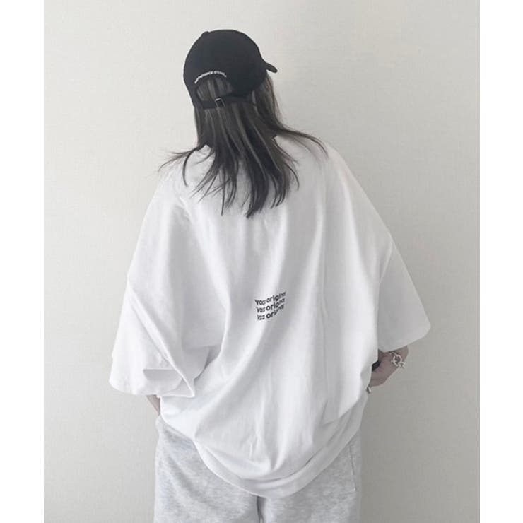Logo Print Over Tee | ENAF | 詳細画像4 