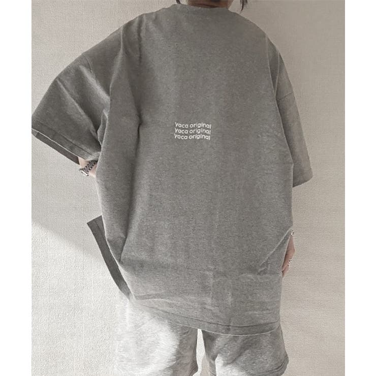 グレー | Logo Print Over Tee | ENAF