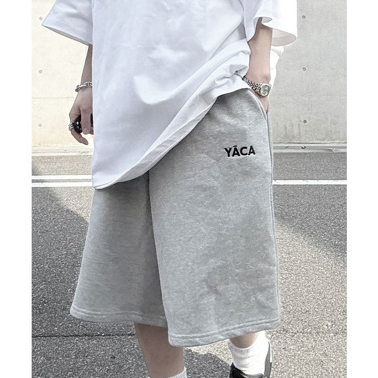 グレー | Embroidery Logo Sweat Half PT | ENAF