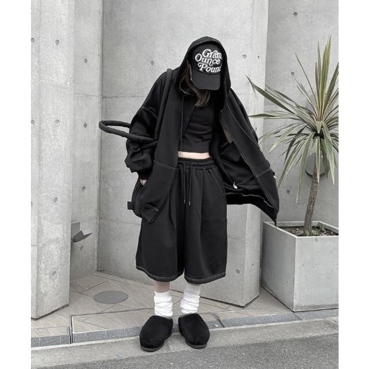 Out Stitch Over Zip Parka | ENAF | 詳細画像12 