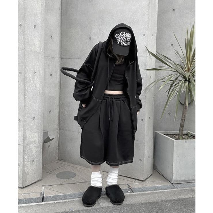 Out Stitch Over Zip Parka | ENAF | 詳細画像2 