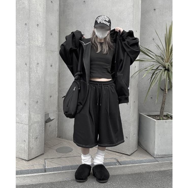 Out Stitch Over Zip Parka | ENAF | 詳細画像3 