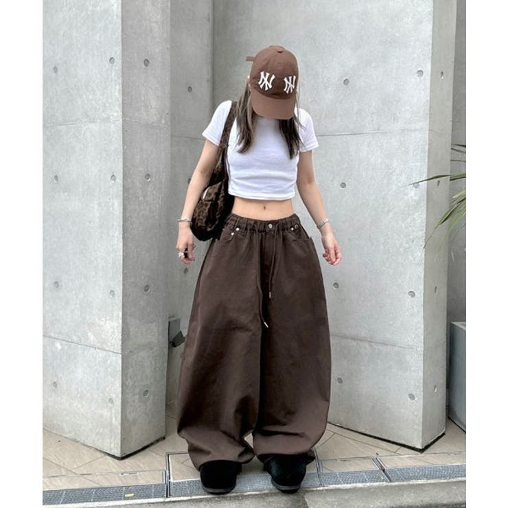 Curved Balloon Pants | ENAF | 詳細画像24 