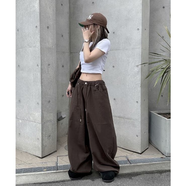 Curved Balloon Pants | ENAF | 詳細画像30 