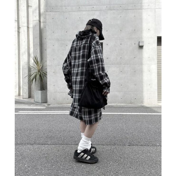 Loose Check Half Pants | ENAF | 詳細画像11 