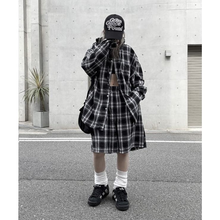 Loose Check Half Pants | ENAF | 詳細画像12 