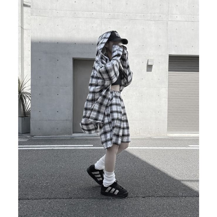 Loose Check Half Pants | ENAF | 詳細画像2 