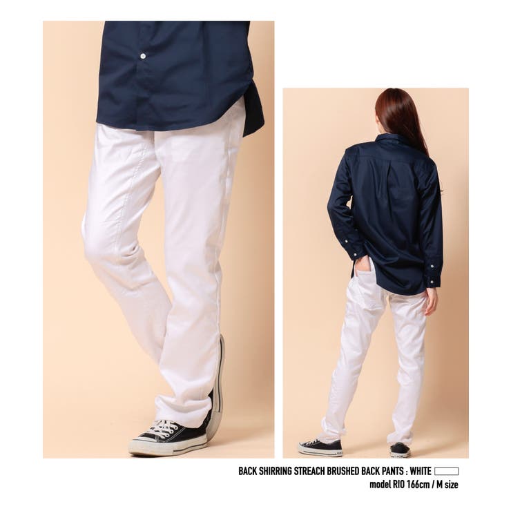 裏起毛 バックシャーリング ストレッチパンツ | ENJOUEMEN | 詳細画像13 