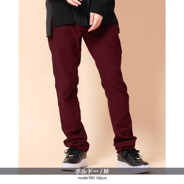 裏起毛 バックシャーリング ストレッチパンツ | ENJOUEMEN | 詳細画像18 