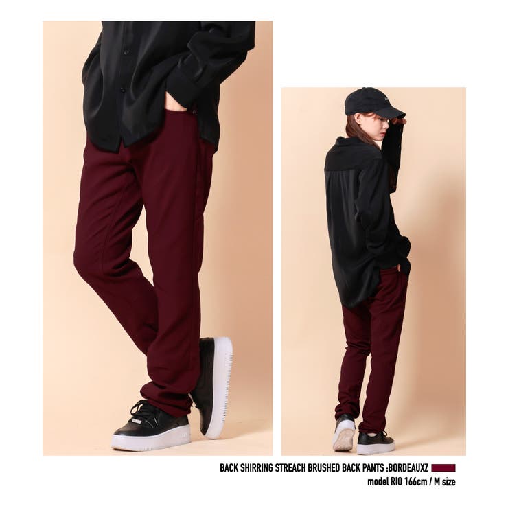 裏起毛 バックシャーリング ストレッチパンツ | ENJOUEMEN | 詳細画像19 