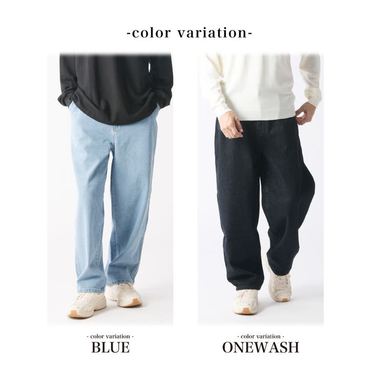 デニムキャロットワイドパンツ | ENJOUEMEN | 詳細画像4 