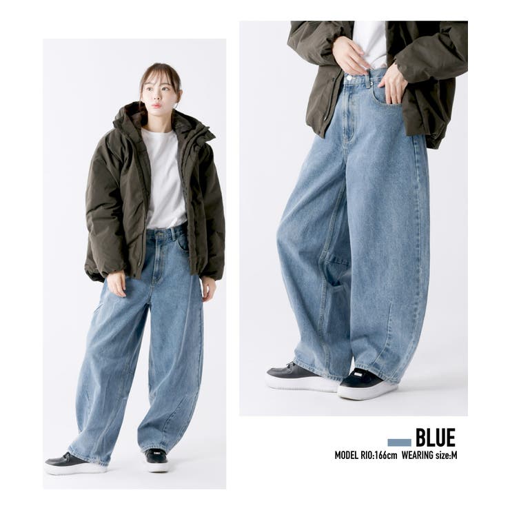 デニムバールーンパンツ | ENJOUEMEN | 詳細画像8 