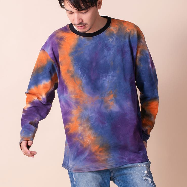 タイダイ柄スーパービッグロングtシャツ メンズ Tシャツ 品番 Nflm Enjouemen エンジョウメン のメンズ ファッション通販 Shoplist ショップリスト