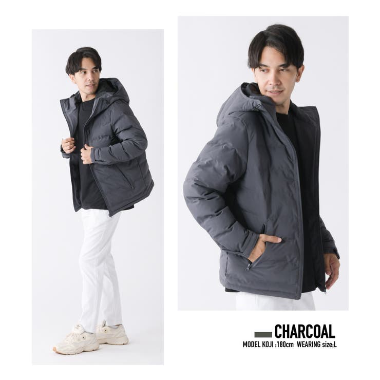 ダウン混シームレスストレッチジャケット | ENJOUEMEN | 詳細画像15 