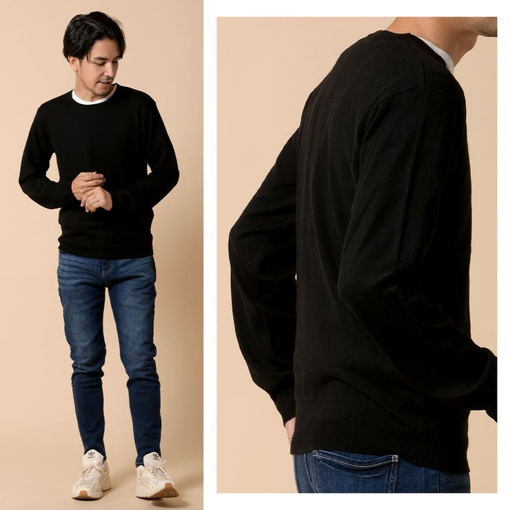 クルーネックセーター メンズ クルーネック | ENJOUEMEN | 詳細画像4 