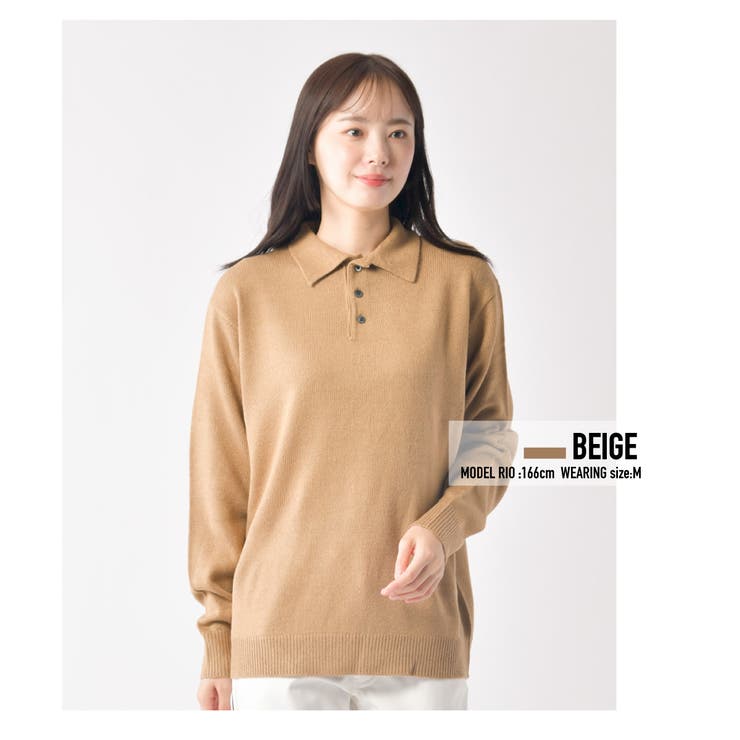 カシミヤタッチポロシャツ | ENJOUEMEN | 詳細画像14 