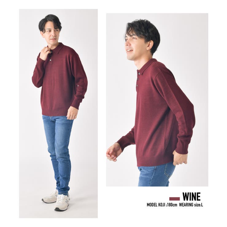 カシミヤタッチポロシャツ | ENJOUEMEN | 詳細画像17 