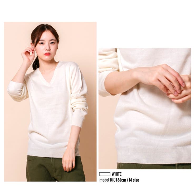 カシミヤタッチ セーター メンズ | ENJOUEMEN | 詳細画像6 