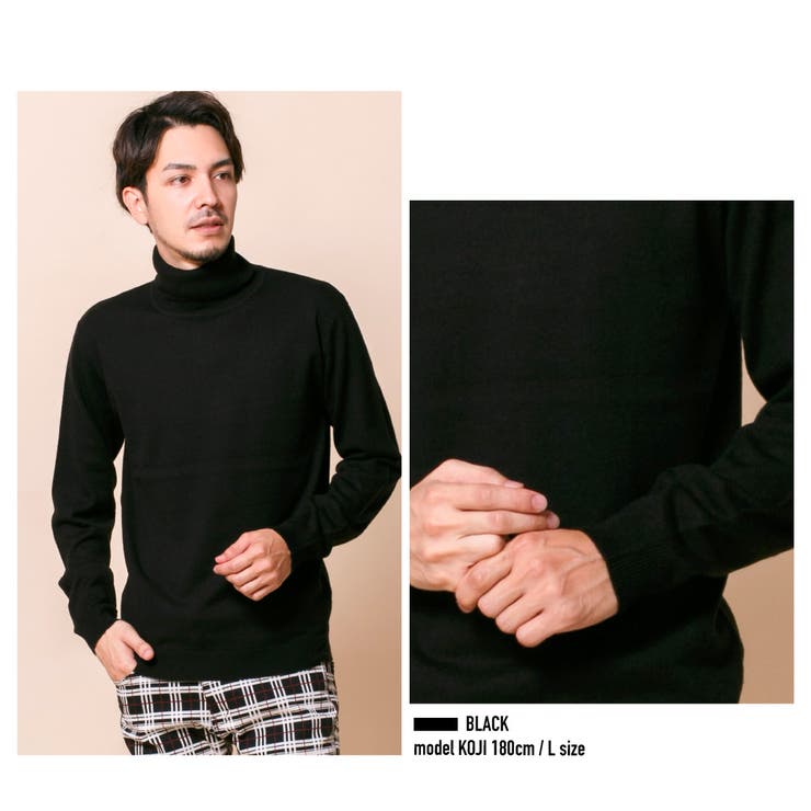 タートルネック ニット セーター | ENJOUEMEN | 詳細画像4 