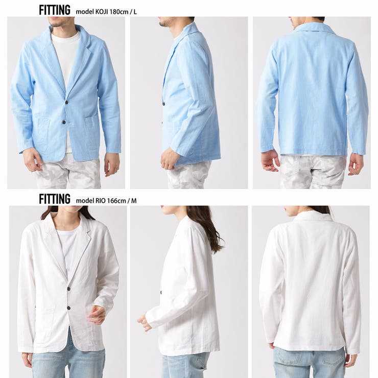 フレンチリネンテーラードジャケット メンズ リネンジャケット