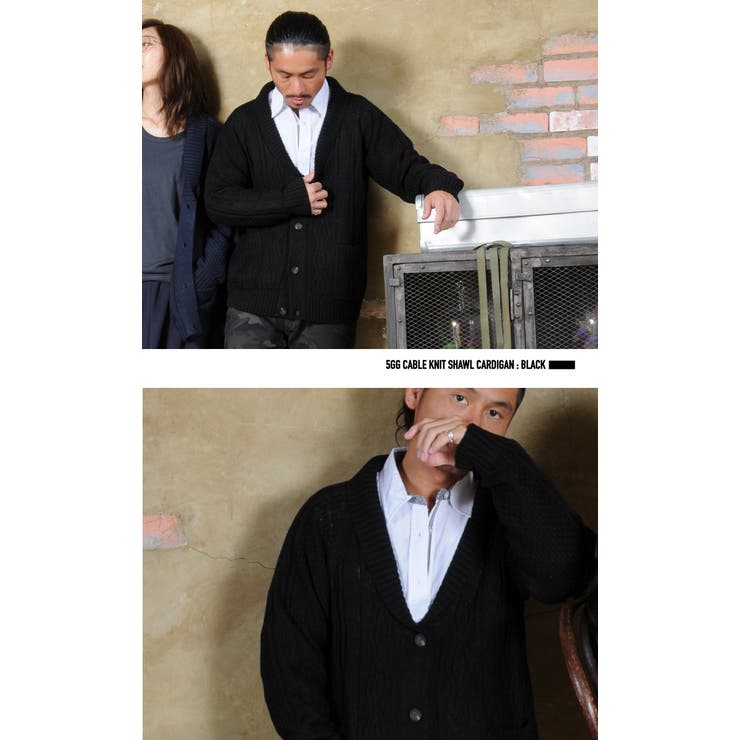 カーディガン メンズ ニット | ENJOUEMEN | 詳細画像4 