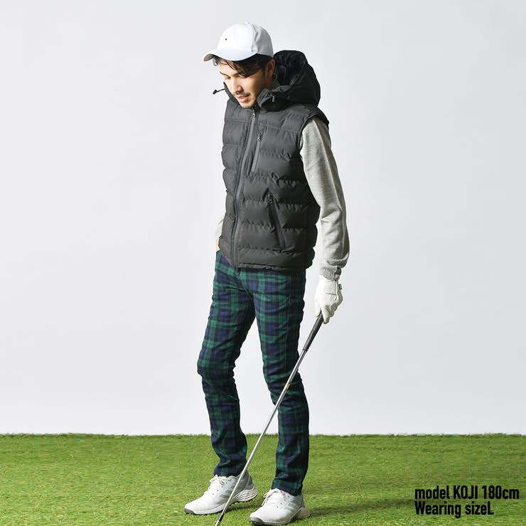 チェックパンツ メンズ ベージュチェック | ENJOUEMEN | 詳細画像22 