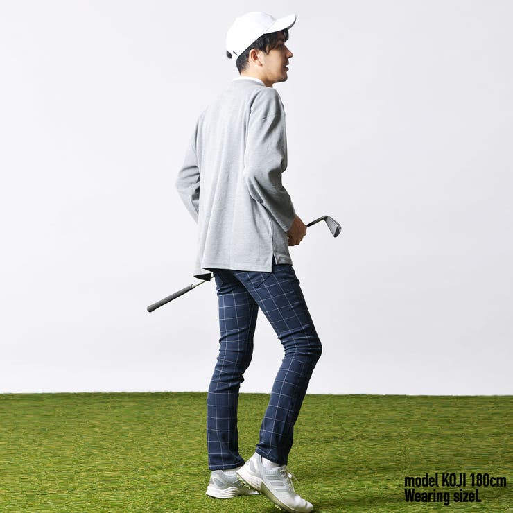 チェックパンツ メンズ ベージュチェック | ENJOUEMEN | 詳細画像6 