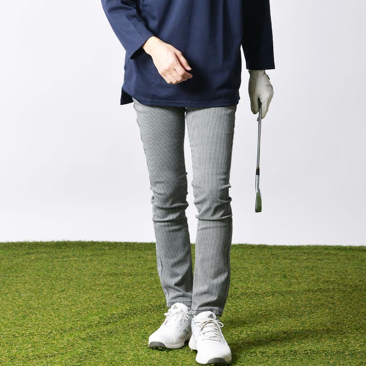 千鳥柄 | チェックパンツ メンズ ベージュチェック | ENJOUEMEN