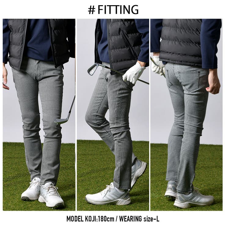 チェックパンツ メンズ ベージュチェック | ENJOUEMEN | 詳細画像33 