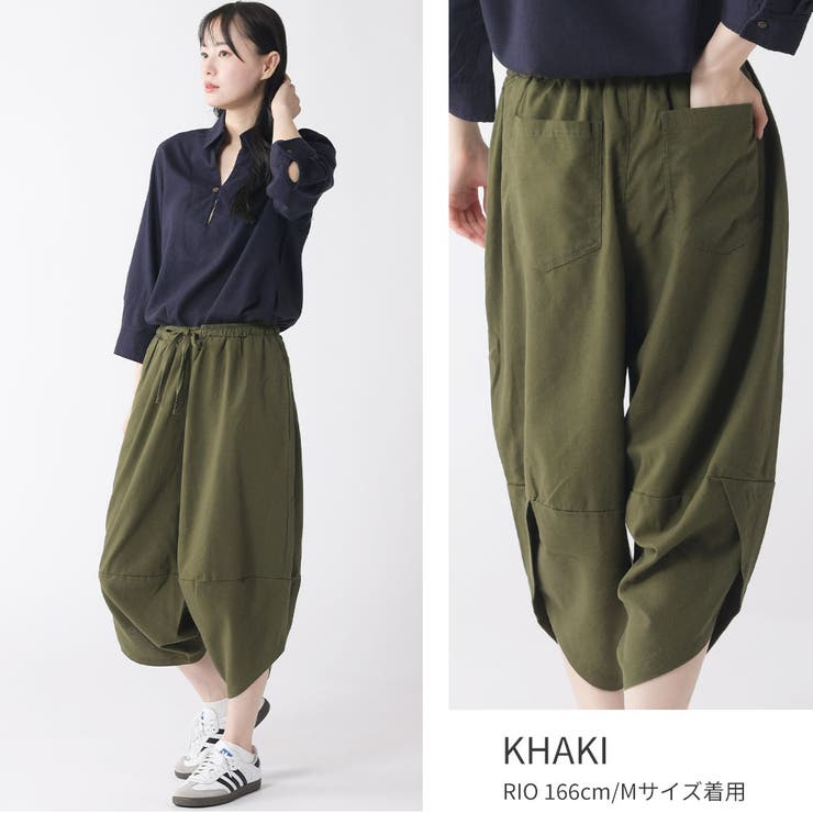 リネン パンツ クロップドパンツ[品番：NFLM0000088]｜ENJOUEMEN