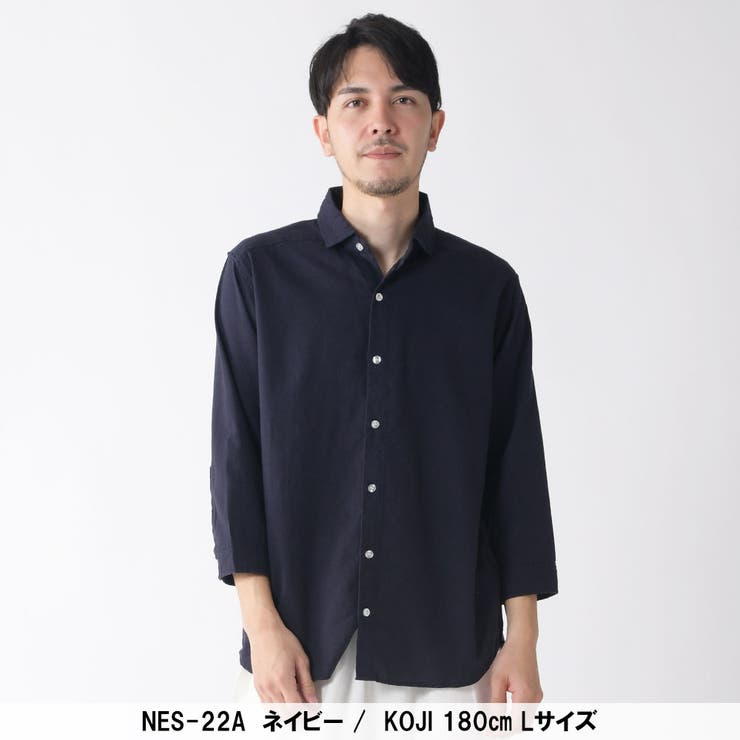 リネンレーヨン七分袖シャツ | ENJOUEMEN | 詳細画像16 