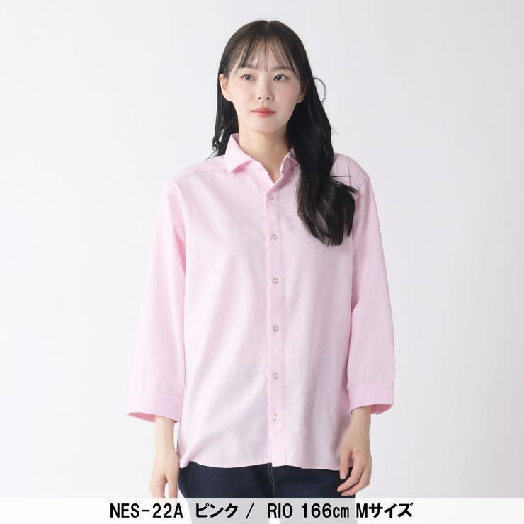 リネンレーヨン七分袖シャツ | ENJOUEMEN | 詳細画像22 