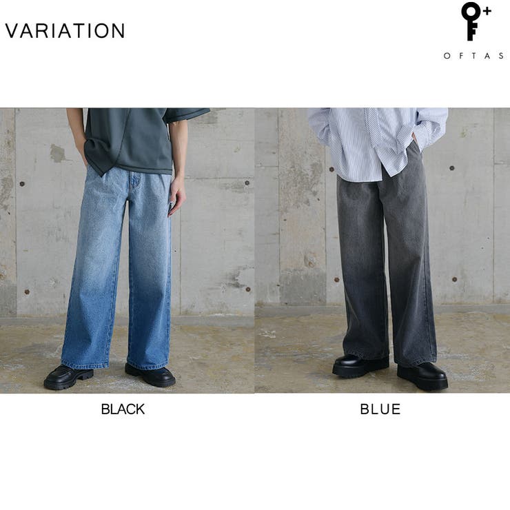 【OFTAS】グラデーションデニムパンツ | ENJOUEMEN | 詳細画像2 