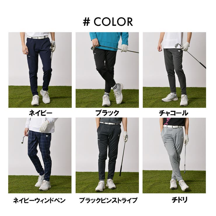 P123 Chloe GOLF スラックス　9号 STELLA77GOLF】接触冷感ゴルフパンツ[品番：NFLM0000300