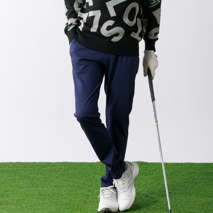 ネイビー | 撥水加工ウルトラストレッチゴルフパンツ | ENJOUEMEN